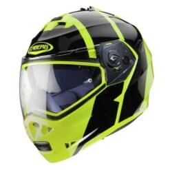 Caberg Duke II Impact Yellow Fluo Black Flip Up Helmet -Motorcycle Riding Equipment Store 0121621 1 01 3