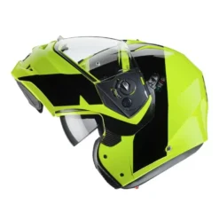 Caberg Duke II Impact Yellow Fluo Black Flip Up Helmet -Motorcycle Riding Equipment Store 0121621 1 02 jpg