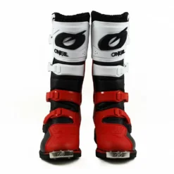 O'Neal Rider Pro Boots - Black White Red -Motorcycle Riding Equipment Store 0335 8 02 4 jpg