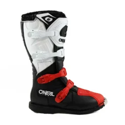 O'Neal Rider Pro Boots - Black White Red -Motorcycle Riding Equipment Store 0335 8 04 4 jpg