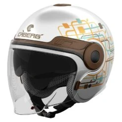 Caberg Uptown Lady Open Face Helmet 9 Caberg Uptown Lady Open Face Helmet -Motorcycle Riding Equipment Store 0599994 1 01 3