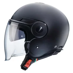 Caberg Uptown Matt Black Open Face Helmet -Motorcycle Riding Equipment Store 0600072 1 02 jpg