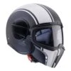 Caberg Ghost Legend Matt Black White Open Face Helmet 1 Caberg Ghost Legend Matt Black White Open Face Helmet -Motorcycle Riding Equipment Store 0737792 1 1