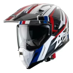 Caberg X-Trace Savana White Black Blue Red Full Face Helmet -Motorcycle Riding Equipment Store 0763890 1 02 jpg