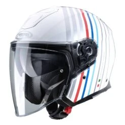 Caberg Flyon Bakari Open Face Helmet - White Silver