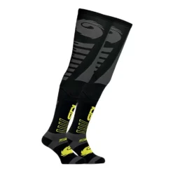 Sidi Socks Extra Long Off-Road Black/Yellow 320 -Motorcycle Riding Equipment Store 07755 3 jpg