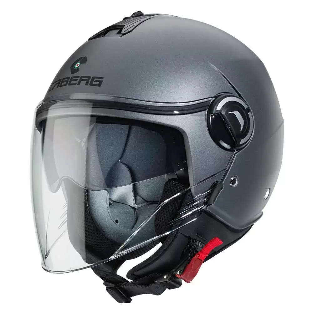 Caberg Riviera V4 Matt Gunmetal Open Face Helmet 9 Caberg Riviera V4 Matt Gunmetal Open Face Helmet - Image 7