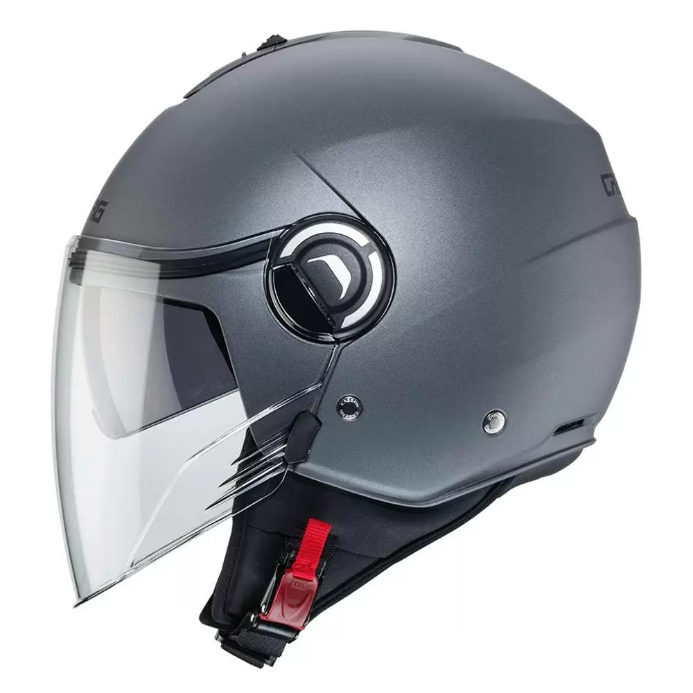 Caberg Riviera V4 Matt Gunmetal Open Face Helmet 10 Caberg Riviera V4 Matt Gunmetal Open Face Helmet - Image 8