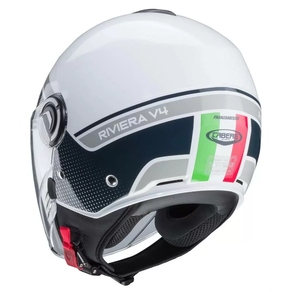 Caberg Riviera V4 Elite Italia Open Face Helmet 11 Caberg Riviera V4 Elite Italia Open Face Helmet - Image 9