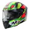 Caberg Avalon Giga Full Face Helmet - Matt Black Yellow Fluo Red Fluo -Motorcycle Riding Equipment Store 0783614 1 01 1