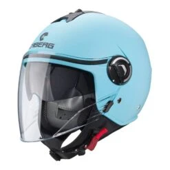 Caberg Riviera V4 Open Face Helmet - Matt Light Blue -Motorcycle Riding Equipment Store 0809062 1 01 5