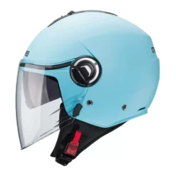 Caberg Riviera V4 Open Face Helmet - Matt Light Blue -Motorcycle Riding Equipment Store 0809062 1 02 jpg