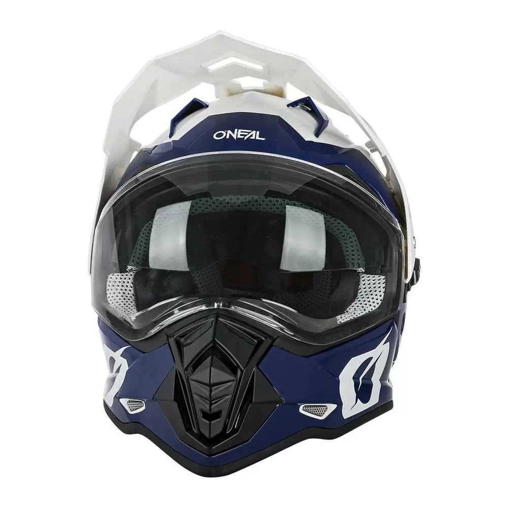 ONeal Sierra R Dual Sport Helmet - Blue White 10 ONeal Sierra R Dual Sport Helmet - Blue White - Image 8