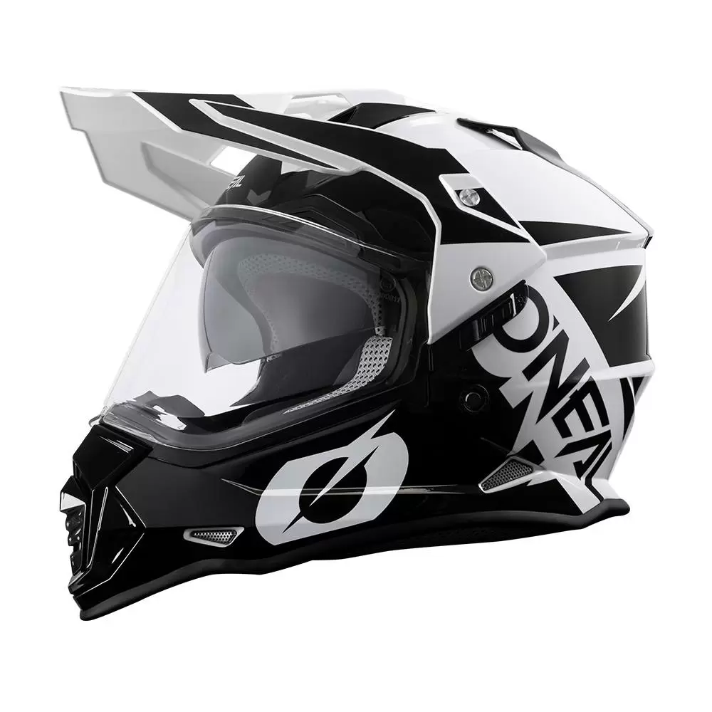 ONeal Sierra R Dual Sport Helmet - Black White 9 ONeal Sierra R Dual Sport Helmet - Black White - Image 7
