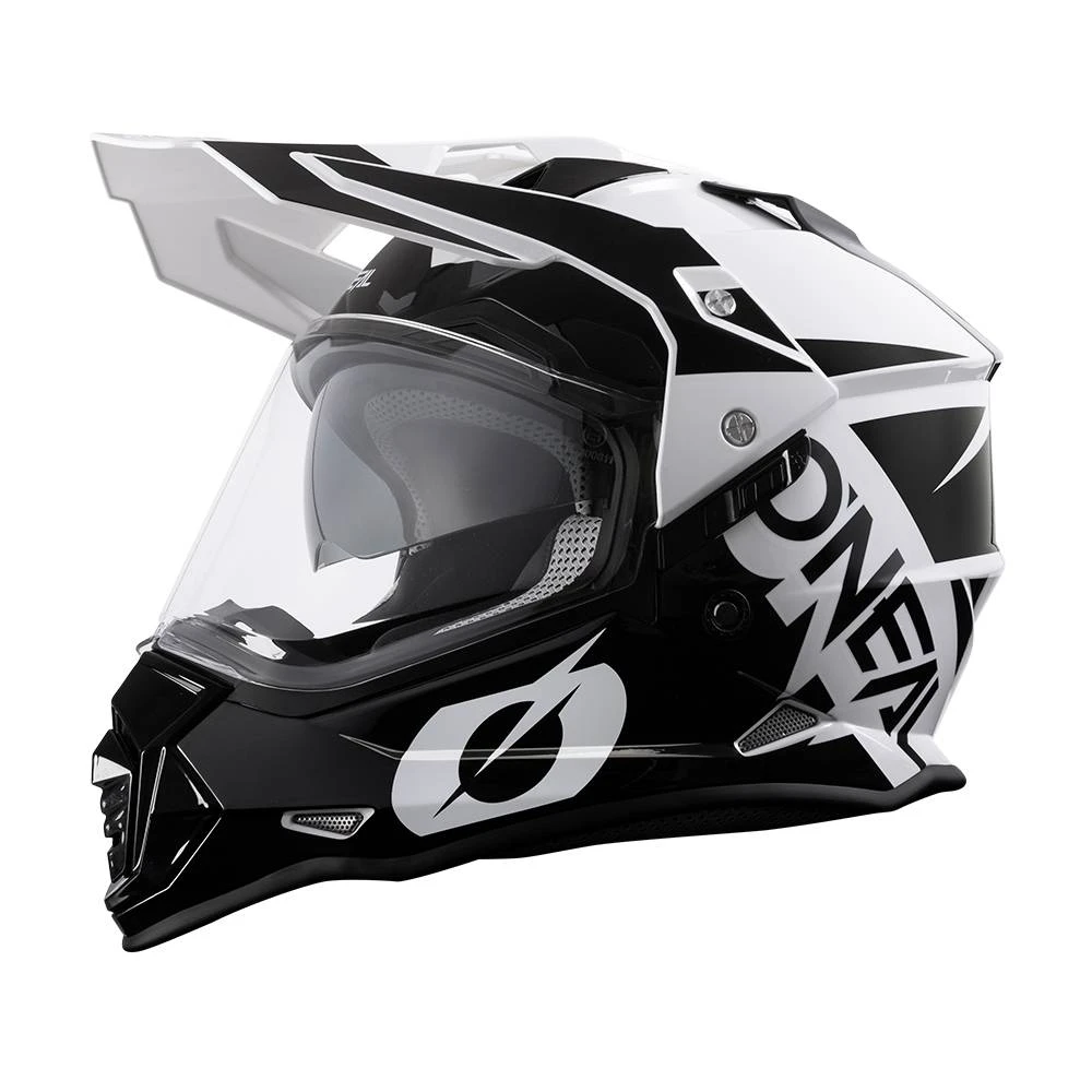 ONeal Sierra R Dual Sport Helmet - Black White 6 ONeal Sierra R Dual Sport Helmet - Black White - Image 4