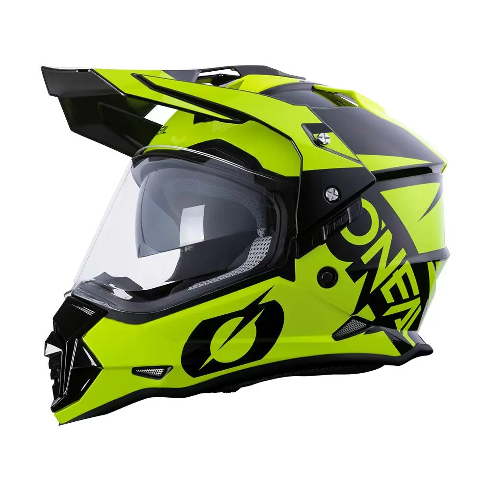 ONeal Sierra R Dual Sport Helmet - Neon Yellow Black 9 ONeal Sierra R Dual Sport Helmet - Neon Yellow Black - Image 7