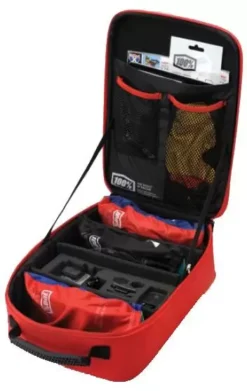 100% Geo Goggle Case -Motorcycle Riding Equipment Store 100 percent goggle case open 3 1 2 2 4 1 jpg