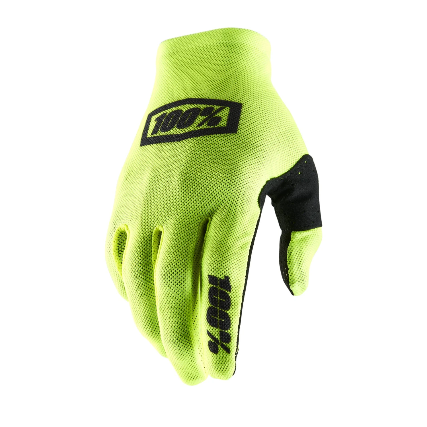 100% Celium 2 Fluo Yellow Black Motocross Gloves 4 100% Celium 2 Fluo Yellow Black Motocross Gloves - Image 2