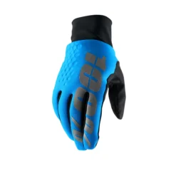 100% Hydromatic Brisker Blue Motocross Gloves -Motorcycle Riding Equipment Store 10010 002 001 4 jpg
