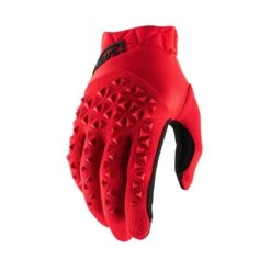 100% Airmatic Red Black Motocross Gloves -Motorcycle Riding Equipment Store 10012 013 17