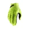 100% Airmatic Fluo Yellow Black Motocross Gloves -Motorcycle Riding Equipment Store 10012 014 12