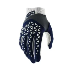 100% Airmatic Navy Steel White Motocross Gloves -Motorcycle Riding Equipment Store 10012 412 3 jpg