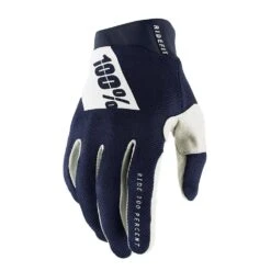 100% RideFit Navy White Motocross Gloves -Motorcycle Riding Equipment Store 10014 375 3 2