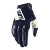100% RideFit Navy White Motocross Gloves -Motorcycle Riding Equipment Store 10014 375 3 3