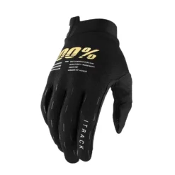 100% ITrack Black Motocross Gloves -Motorcycle Riding Equipment Store 10015 001 5 jpg