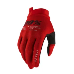 100% ITrack Red Motocross Gloves -Motorcycle Riding Equipment Store 10015 003 3 jpg
