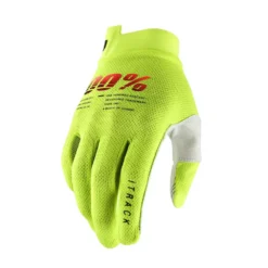 100% ITrack Fluo Yellow Motocross Gloves 14 100% ITrack Fluo Yellow Motocross Gloves -Motorcycle Riding Equipment Store 10015 004 6 jpg