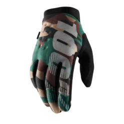 100% Brisker Cold Weather Gloves - Camo Black -Motorcycle Riding Equipment Store 10016 061 6 jpg