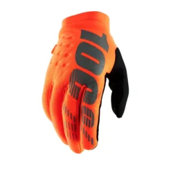100% Brisker Cold Weather Gloves - Fluo Orange Black -Motorcycle Riding Equipment Store 10016 260 9 jpg