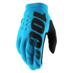 100% Brisker Cold Weather Gloves - Turquoise -Motorcycle Riding Equipment Store 10016 494 01.1 4
