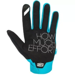 100% Brisker Cold Weather Gloves - Turquoise -Motorcycle Riding Equipment Store 10016 494 01 1 jpg