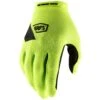 100% Ridecamp Gloves - Fluo Yellow