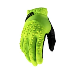 100% Geomatic Fluo Yellow Motocross Gloves -Motorcycle Riding Equipment Store 10022 004 2 jpg