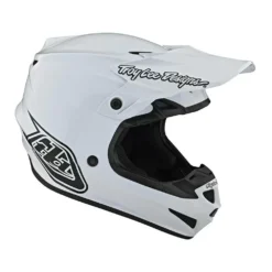 Troy Lee Designs SE4 Polyacrylite Mono White Motocross Helmet -Motorcycle Riding Equipment Store 10949000 07 jpg