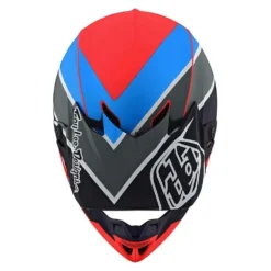 Troy Lee Designs SE4 Polyacrylite Beta Orange Navy Motocross Helmet -Motorcycle Riding Equipment Store 10967001 05 jpg