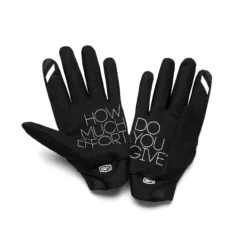 100% Brisker Cold Weather Women's Gloves - Black Grey 14 100% Brisker Cold Weather Women's Gloves - Black Grey -Motorcycle Riding Equipment Store 11016 057 palm 3 jpg