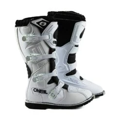 O'Neal Rider Pro Boots - White -Motorcycle Riding Equipment Store 1335 2 01 1 4