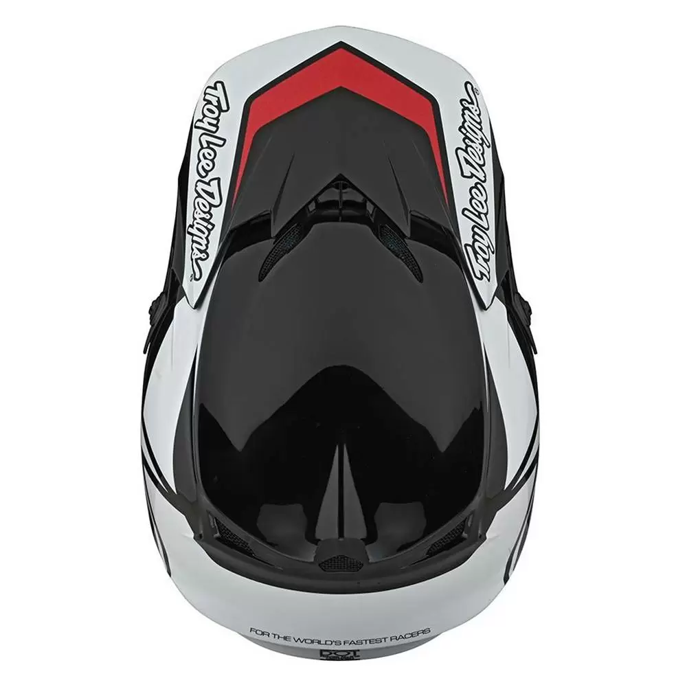 Troy Lee Designs GP Overload Black White Replacement Peak 3 Troy Lee Designs GP Overload Black White Replacement Peak
