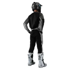 Troy Lee Designs SE Pro Quattro Black Grey Motocross Pants -Motorcycle Riding Equipment Store 20197701 05 jpg
