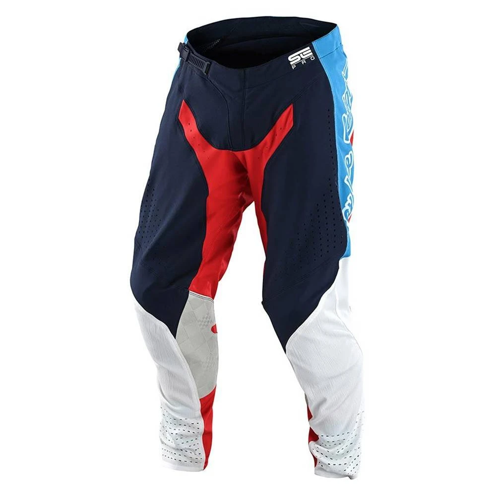 Troy Lee Designs SE Pro Quattro Motocross Pants - Navy Red 6 Troy Lee Designs SE Pro Quattro Motocross Pants - Navy Red - Image 4