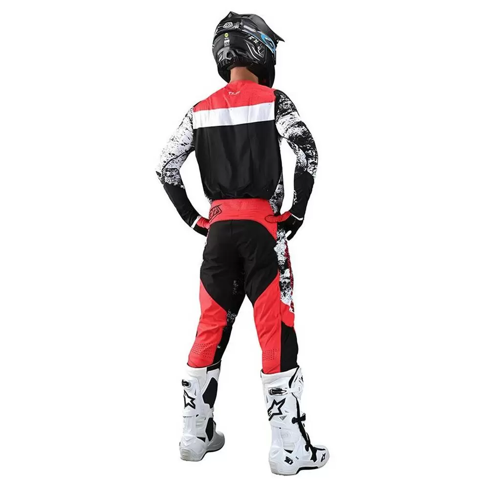 Troy Lee Designs SE Ultra Grime Motocross Pants - Black Rocket Red 13 Troy Lee Designs SE Ultra Grime Motocross Pants - Black Rocket Red - Image 11