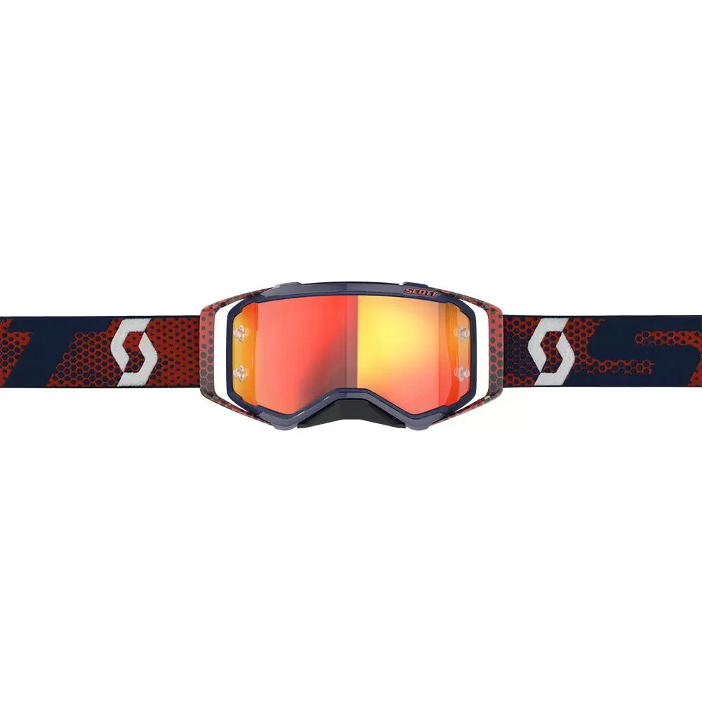 Scott Prospect Red Blue Orange Chrome Lens Motocross Goggles 4 Scott Prospect Red Blue Orange Chrome Lens Motocross Goggles - Image 2
