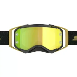 Scott Prospect Black Gold Yellow Chrome Lens Motocross Goggles -Motorcycle Riding Equipment Store 2728211236289 02 jpg