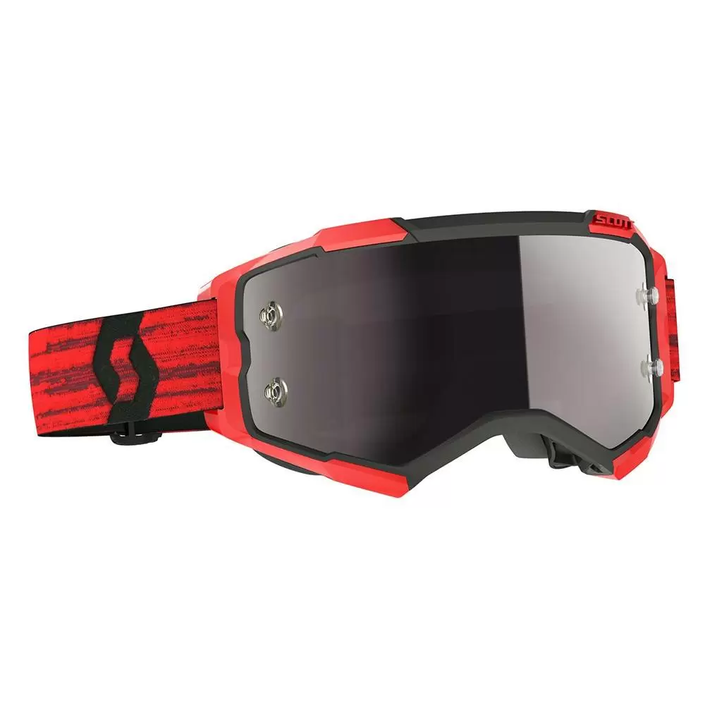 Scott Fury Dark Red Silver Chrome Lens Motocross Goggles 3 Scott Fury Dark Red Silver Chrome Lens Motocross Goggles