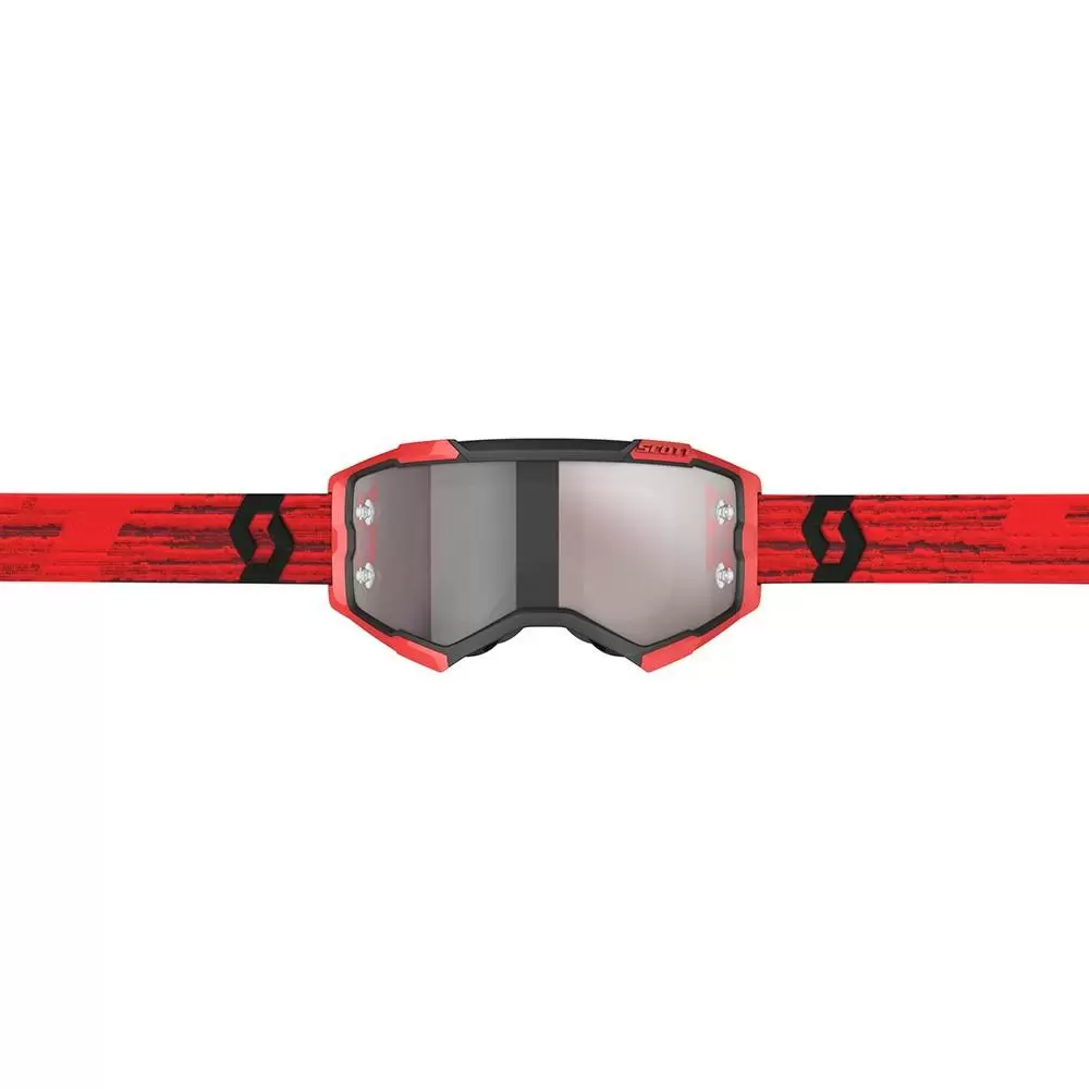 Scott Fury Dark Red Silver Chrome Lens Motocross Goggles 5 Scott Fury Dark Red Silver Chrome Lens Motocross Goggles - Image 3