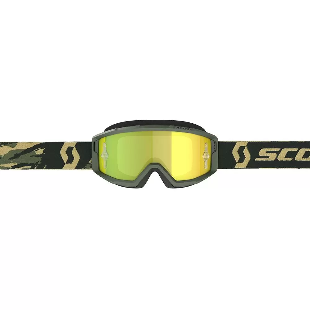 Scott Primal Camo Kaki Yellow Chrome Lens Motocross Goggles 4 Scott Primal Camo Kaki Yellow Chrome Lens Motocross Goggles - Image 2